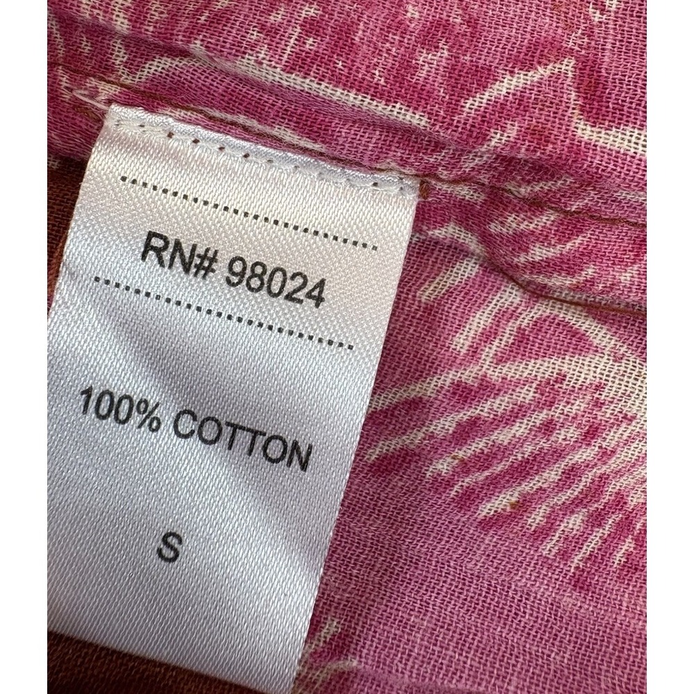 Love The Label Dress Tiered Ruffled Cotton Maxi Floral Print Size S Boho Flowy - Picture 10 of 13